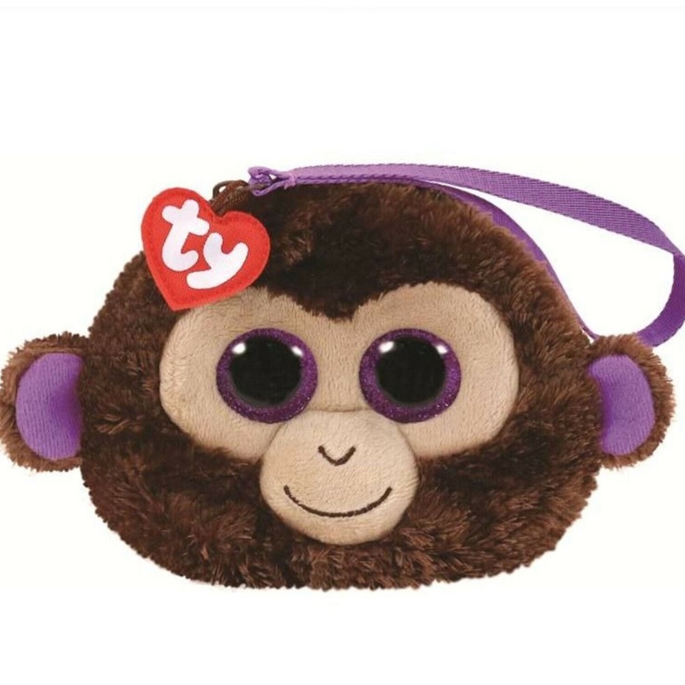 Coconut -Monkey Wristlet